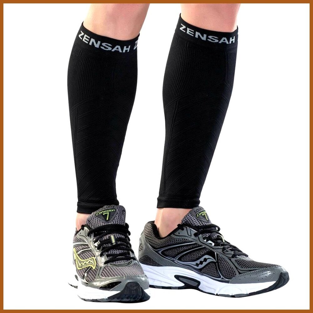 Compression Leg Sleeves for Shin Splint Relief, Moisture Wicking